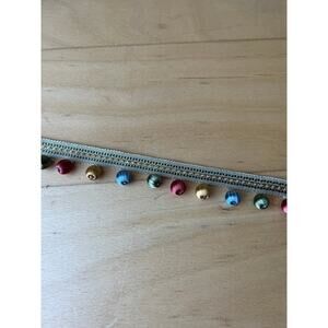 Samuel and Sons passementerie beaded fringe (2 pieces)